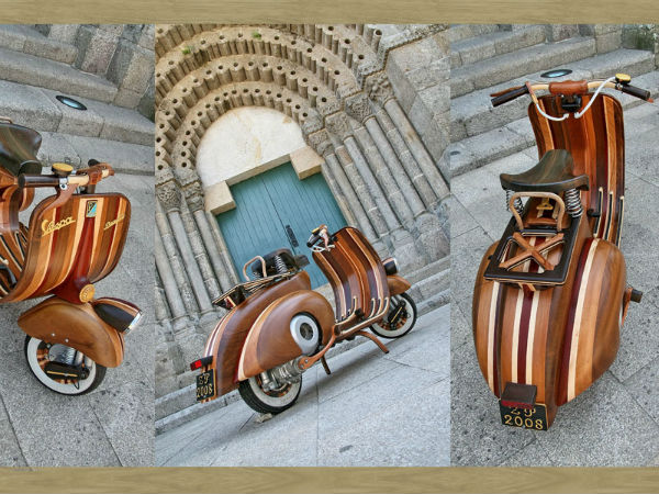 Wooden Vespa