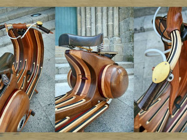 Wooden Vespa