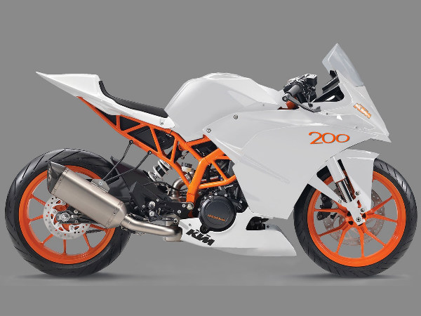 KTM RC 125, 200 and 390