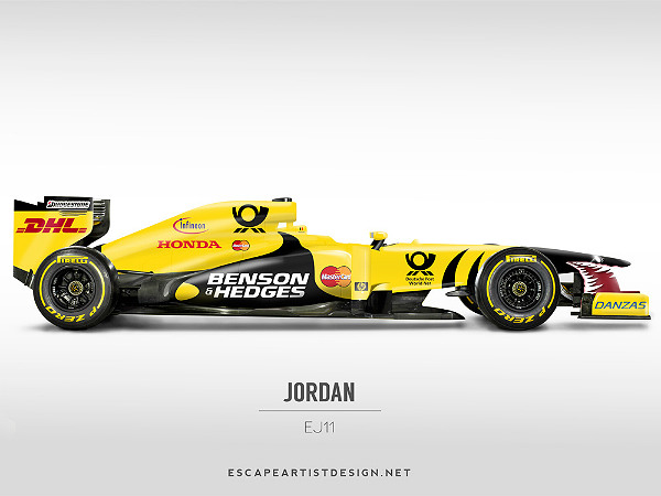 2013 F1 Car With Old Livery