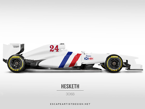 2013 F1 Car With Old Livery