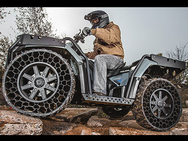 Polaris Sportsman WV850 H.O ATV With Non Pneumatic Tyres