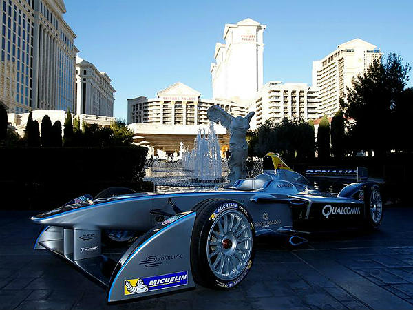 Formula E Race Car Public Debut