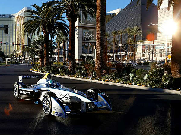 Formula E Race Car Public Debut