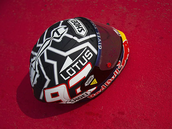 Marc Marquez 2014 Helmet Top View