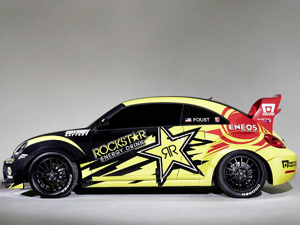 Volkswagen Rallycross Beetle Side View