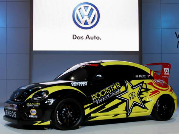 Volkswagen Rallycross Beetle In Action