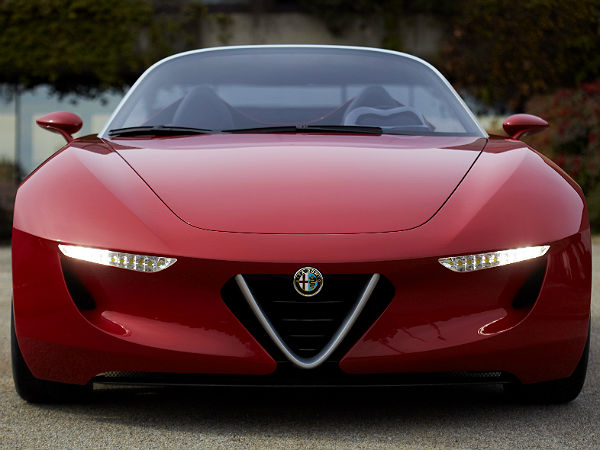 New Alfa Romeo Spider Front View