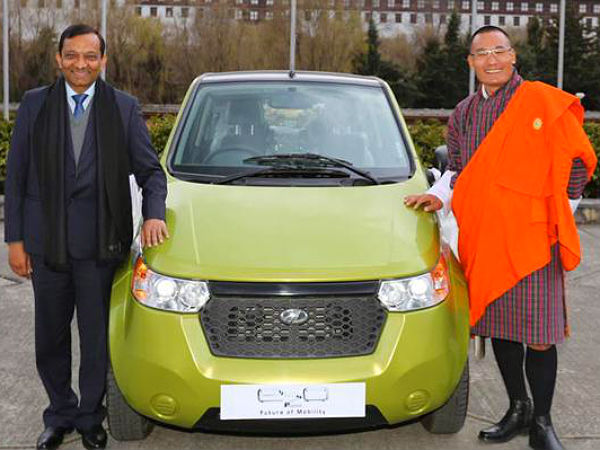 Mahindra e2o Launched In Bhutan