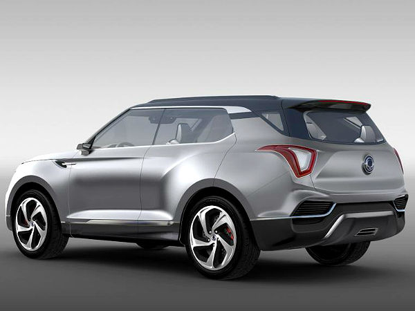 Ssangyong XLV Concept SUV Rear View