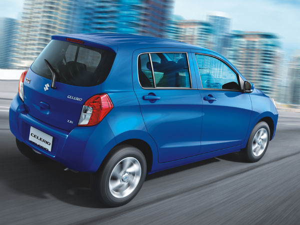 maruti celerio rear blue