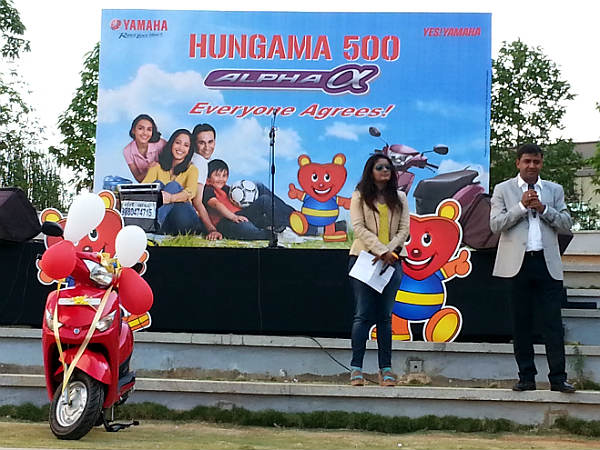 Yamaha Alpha Mega Event In Bangalore