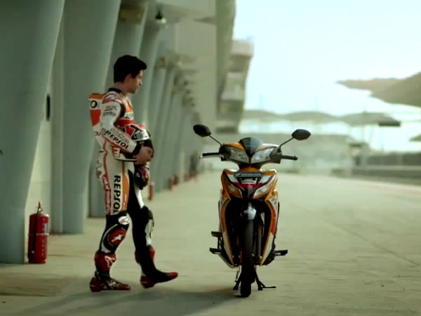 honda blade and marc marquez