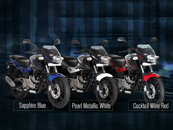 Bajaj Pulsar 180 in their new dual tone colours Bajaj Pulsar 180 in their new dual tone colours