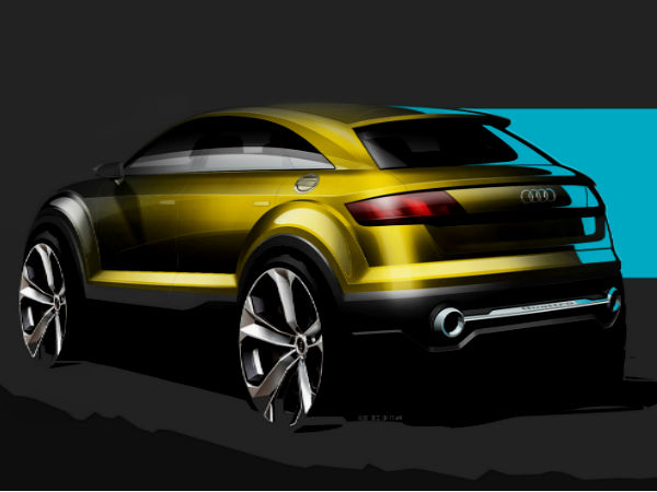 audi tt crossover concept rear