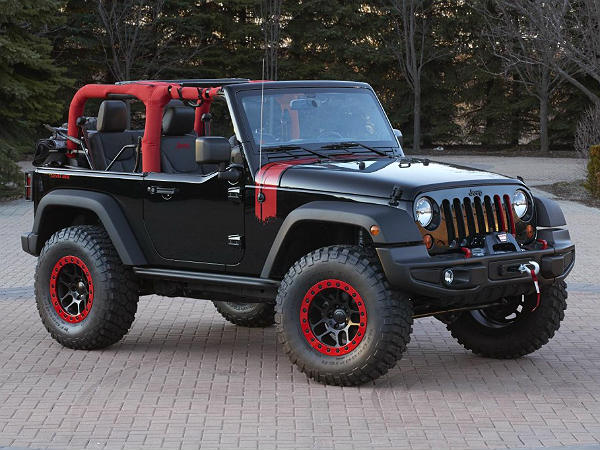 Jeep Wrangler Level Red