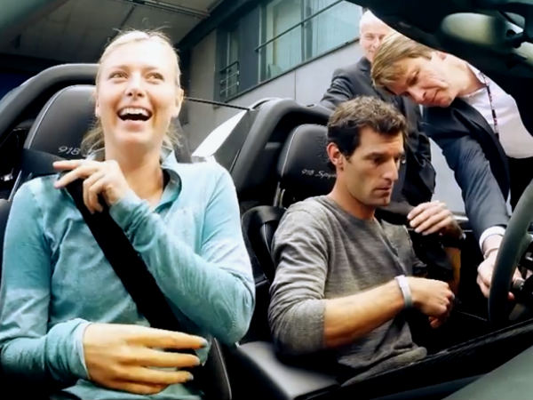 maria sharpova and mark webber