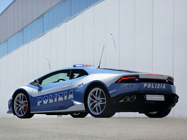 Lamborghini Huracan Italian Police Car