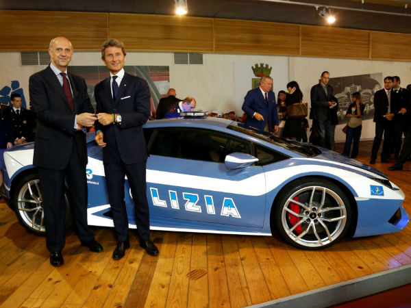 Lamborghini Huracan Italian Police Car