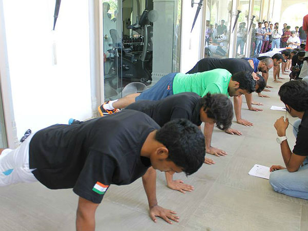 Nissan GT Academy: Push Up Test