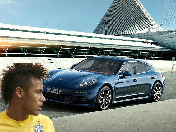 Neymar Jr And Porsche Panamera