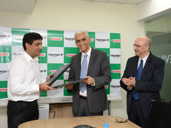 The Castrol-Triumph Agreement For India
