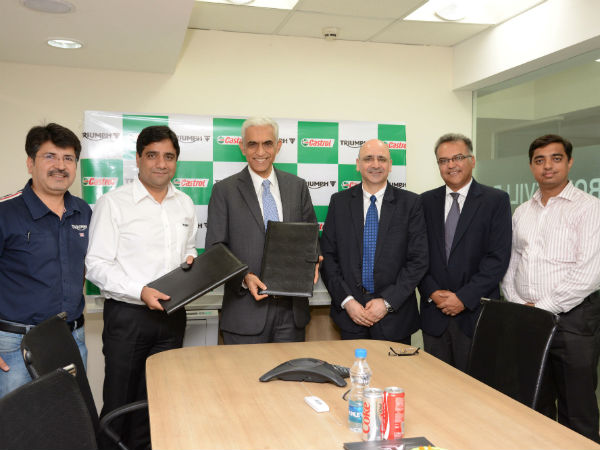 The Castrol-Triumph Agreement For India