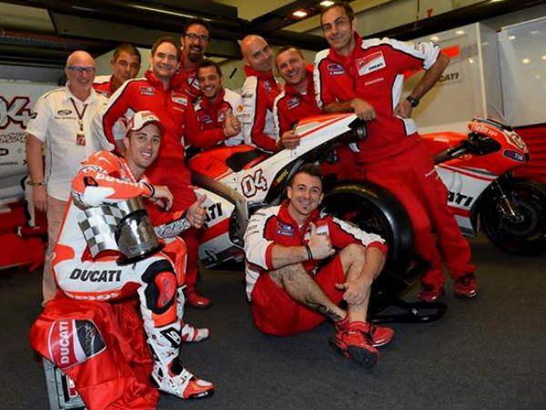 Andrea Dovizioso With Factory Ducati Team