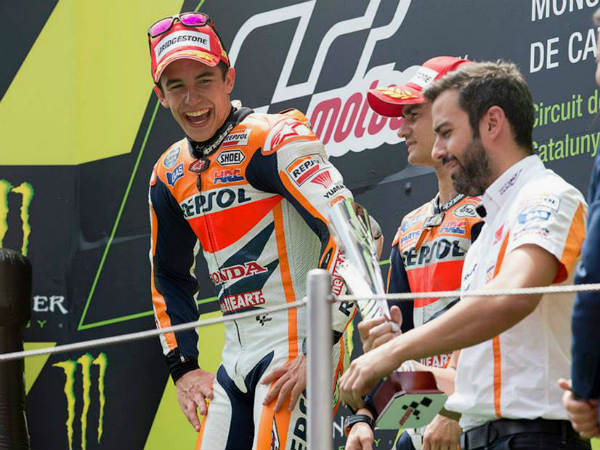 Marc Marquez With Repsol Honda