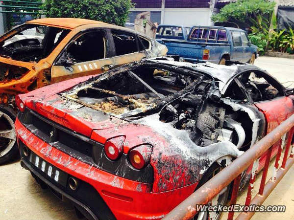 BMW X6 Catches Fire On Truck, Sets Three Supercars Ablaze