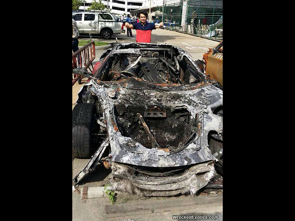 BMW X6 Catches Fire On Truck, Sets Three Supercars Ablaze