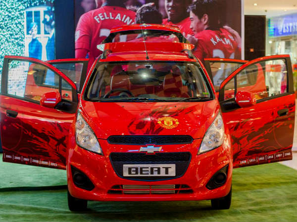 chevrolet beat manchester united edition