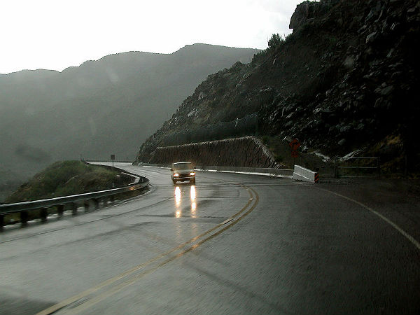 6. Use headlights in rainy conditions
