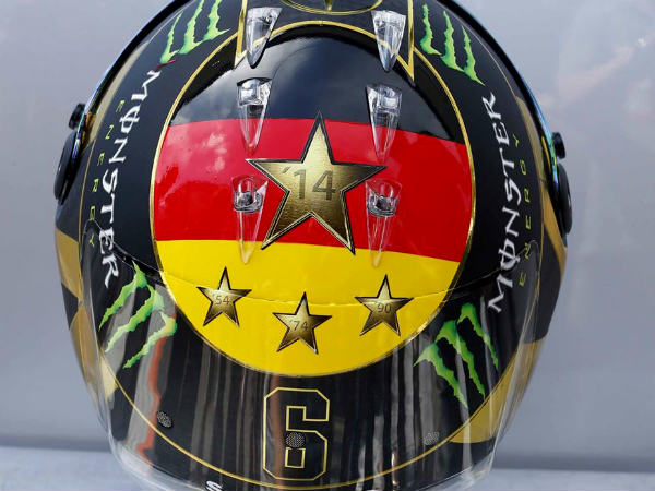 Nico Rosberg’s Special German Helmet
