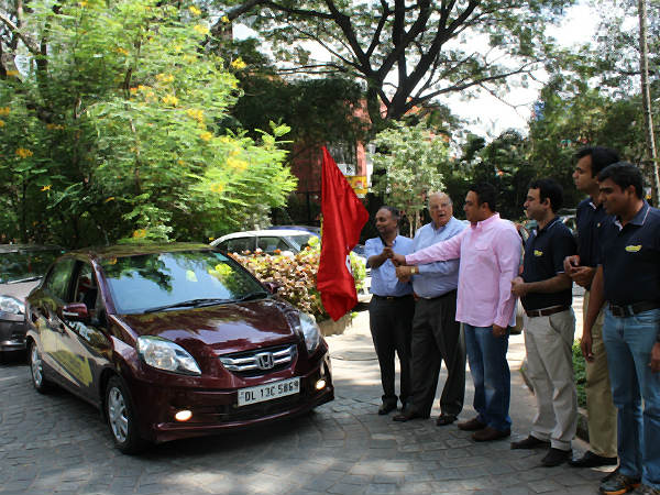 honda amaze longest drive through india