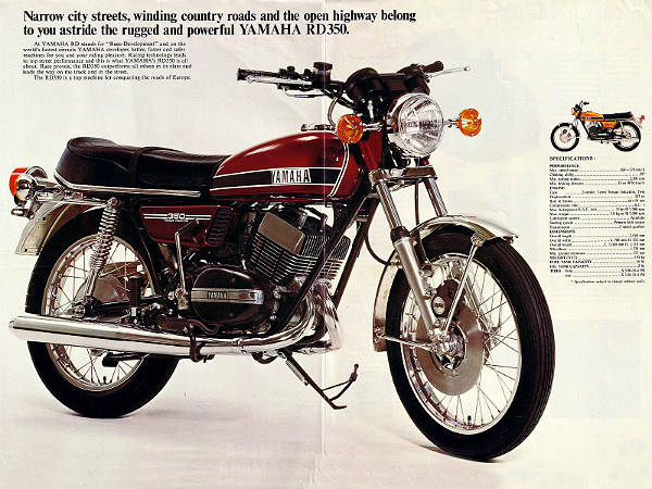 1. Yamaha RD350: 1. Yamaha RD350: