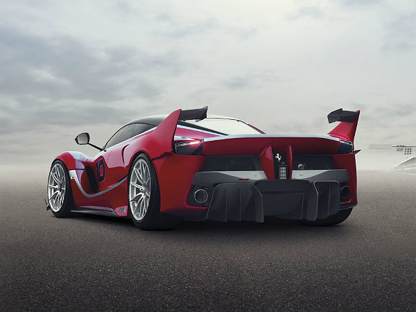 Ferrari FXX K: Rear View