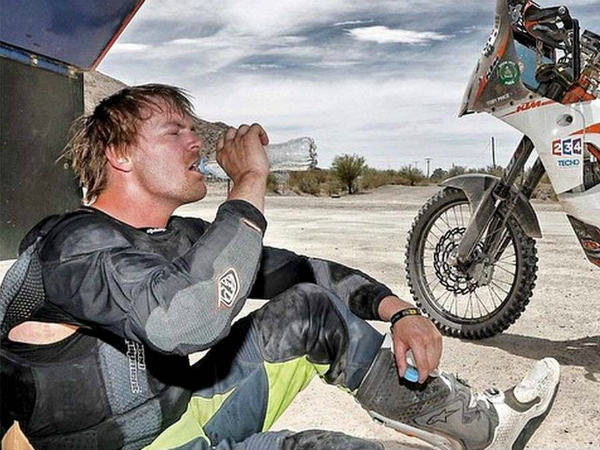 cs santosh dakar 2015 position