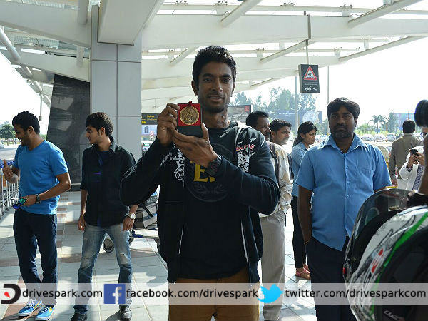 cs santosh returns home