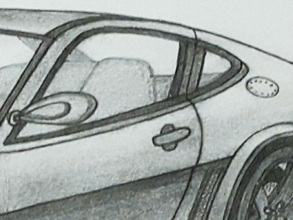 indian sports car concept illustration