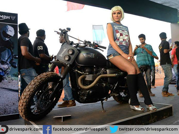 triumph bonneville scrambler at 2015 ibw