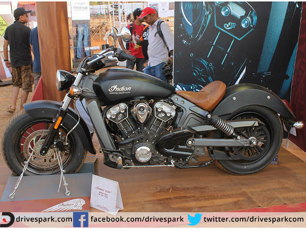 Indian Motorcycles Scout At India Bike Week 2015 