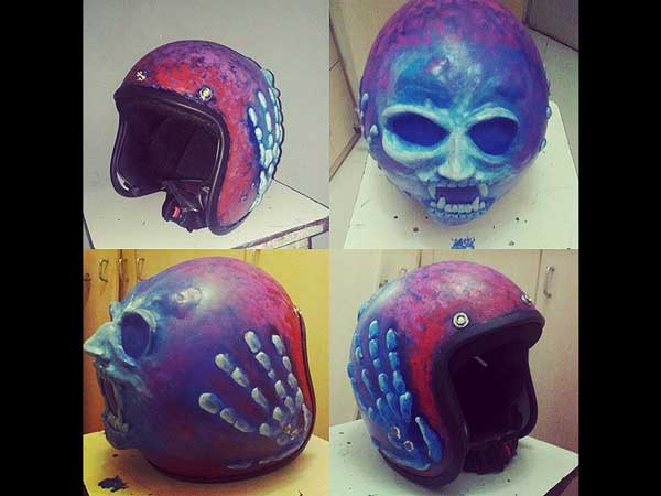 18. 3D Skull Helmets: 18. 3D Skull Helmets: