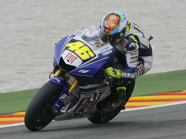 4. Valentino Rossi’s ‘Scream’ Imitation Helmet: 4. Valentino Rossi’s ‘Scream’ Imitation Helmet: