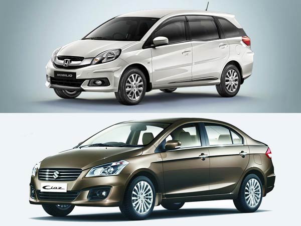 5. Honda Mobilio versus Maruti Suzuki Ciaz