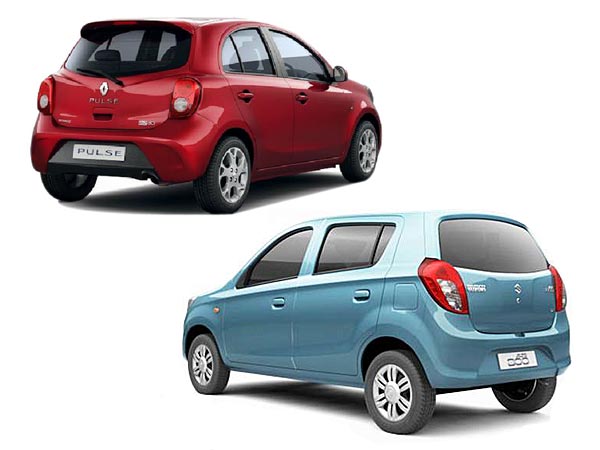 10. Renault Pulse versus Maruti Suzuki Alto 800