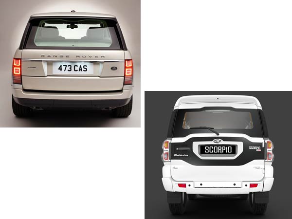 6. Range Rover versus Mahindra Scorpio