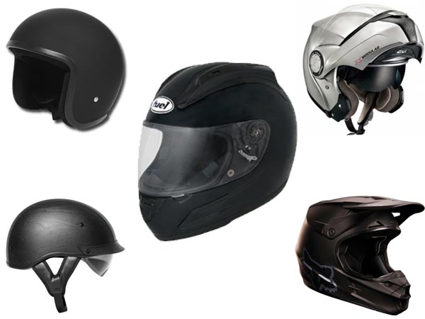 What types of helmets are there?