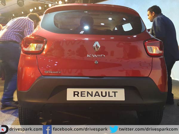 renault kwid back profile