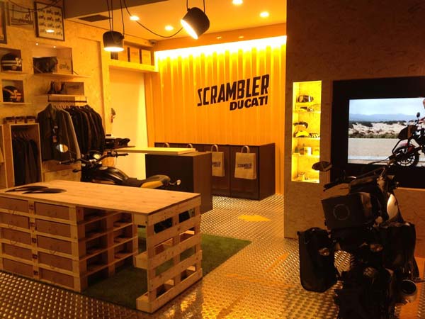 ducati scrambler showroom